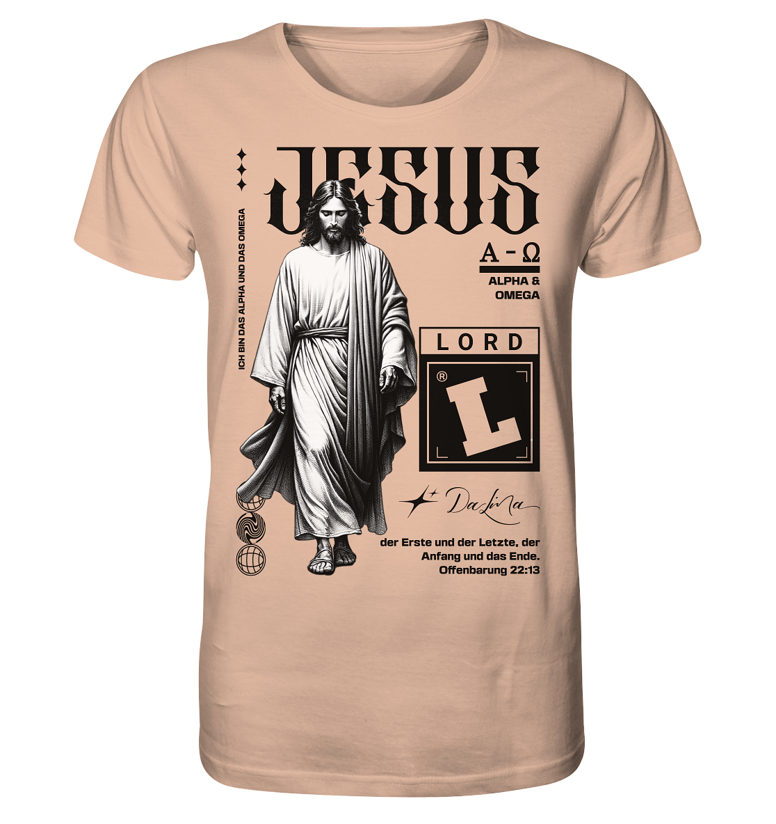 Jesus - Alpha und Omega - Herren Premium Shirt