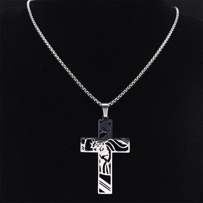 "Jesus am Kreuz" - Halskette