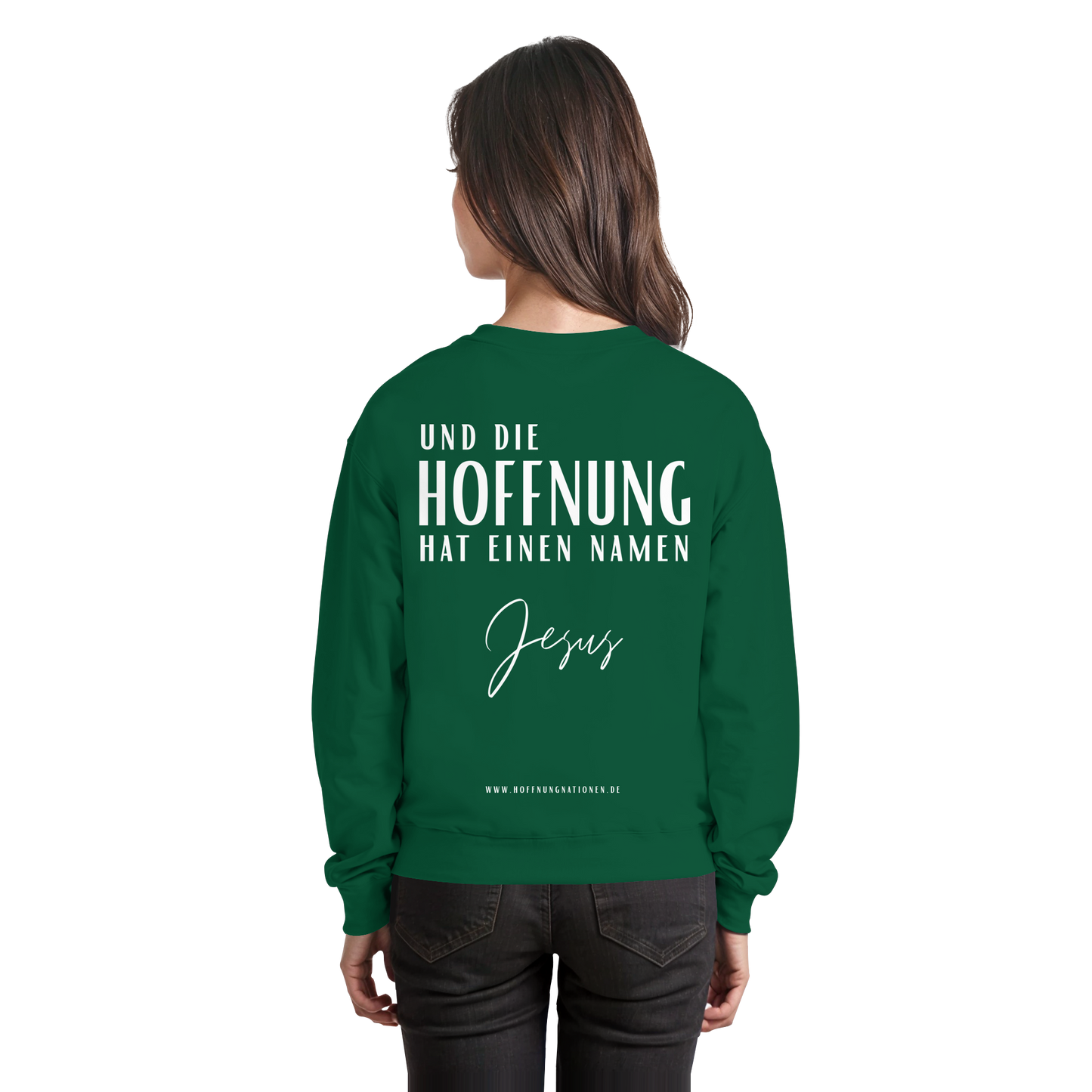 Die Hoffnung hat einen Namen - Jesus - Basic Sweatshirt