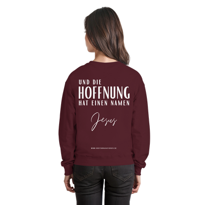 Die Hoffnung hat einen Namen - Jesus - Basic Sweatshirt