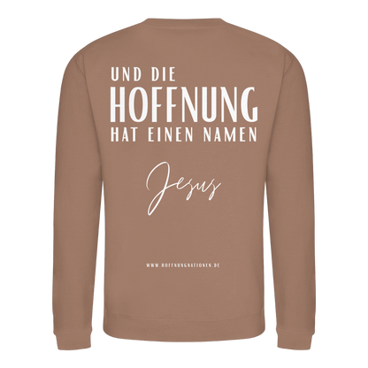 Die Hoffnung hat einen Namen - Jesus - Basic Sweatshirt