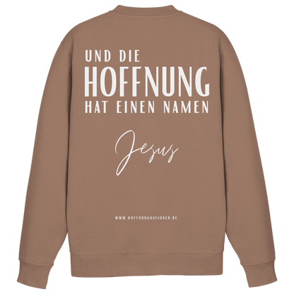 Die Hoffnung hat einen Namen - Jesus - Basic Sweatshirt