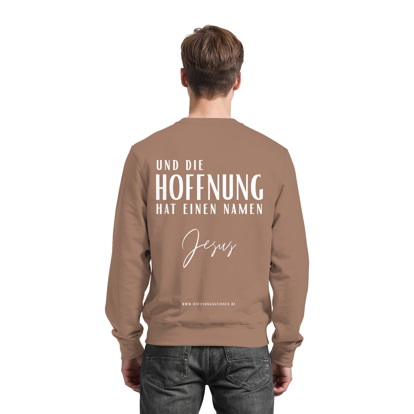 Die Hoffnung hat einen Namen - Jesus - Basic Sweatshirt