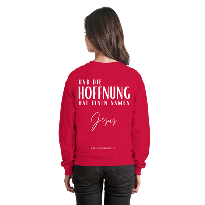 Die Hoffnung hat einen Namen - Jesus - Basic Sweatshirt
