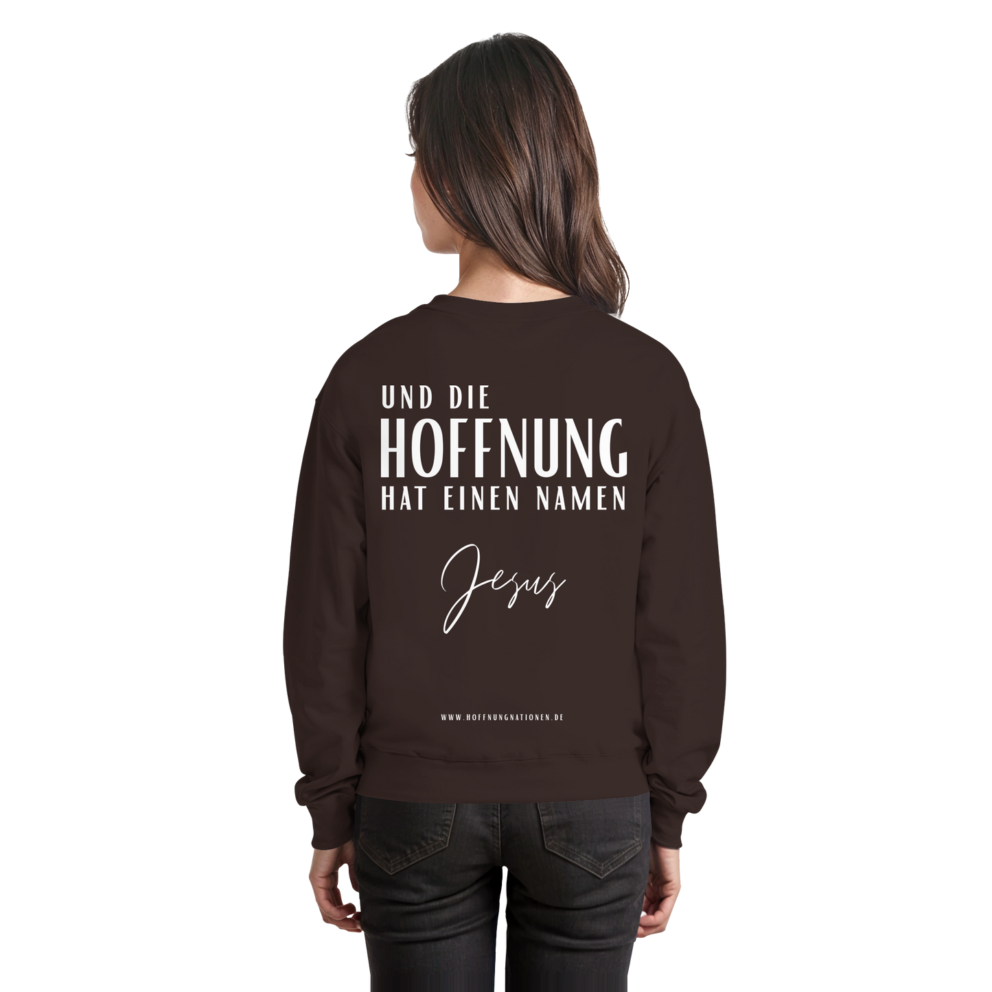 Die Hoffnung hat einen Namen - Jesus - Basic Sweatshirt