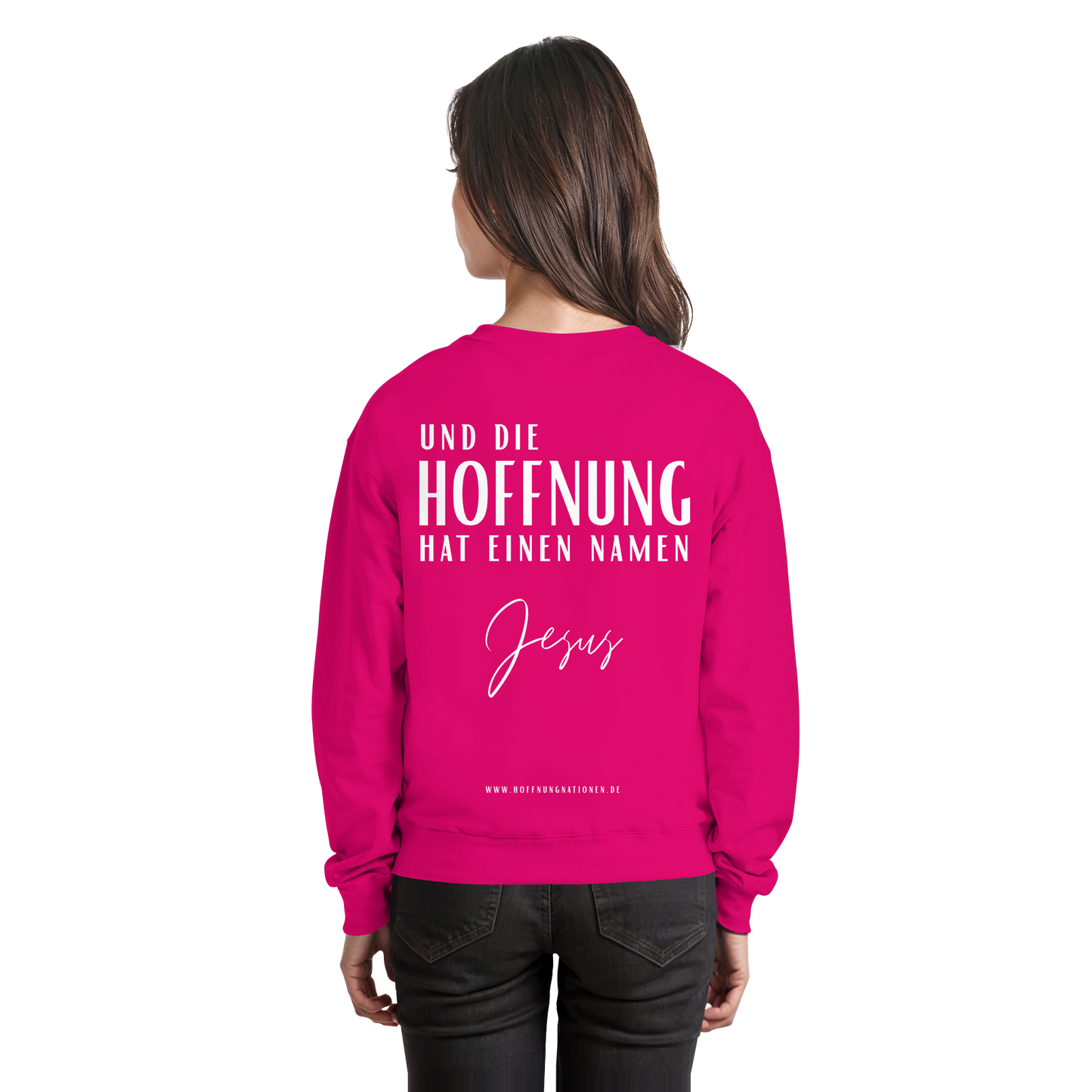 Die Hoffnung hat einen Namen - Jesus - Basic Sweatshirt