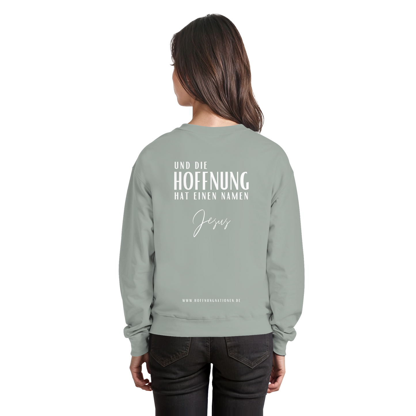 Die Hoffnung hat einen Namen - Jesus - Basic Sweatshirt