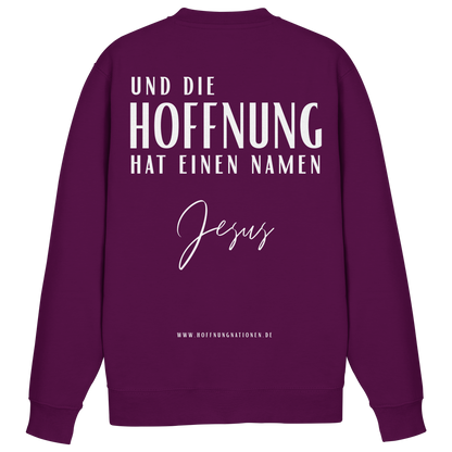 Die Hoffnung hat einen Namen - Jesus - Basic Sweatshirt