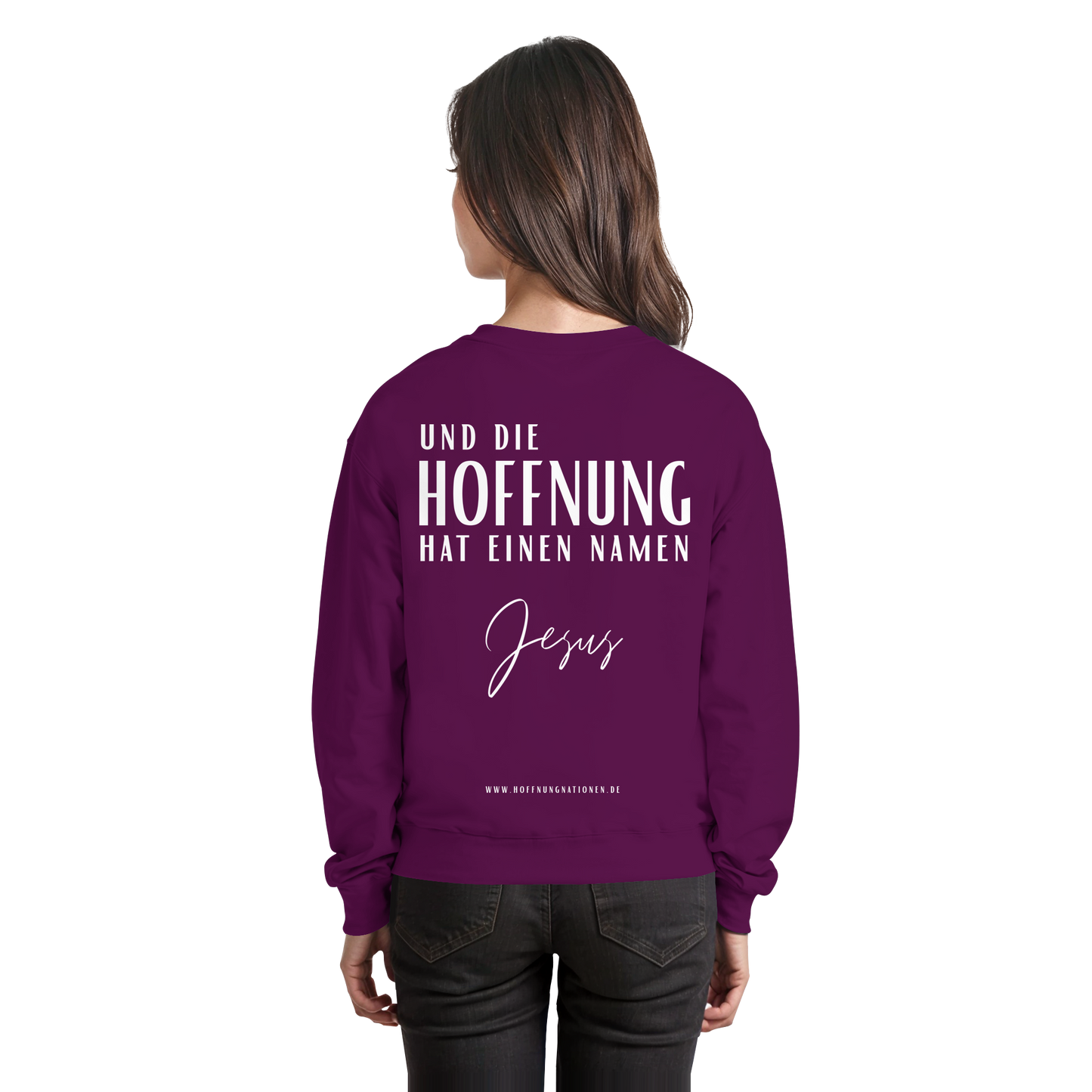 Die Hoffnung hat einen Namen - Jesus - Basic Sweatshirt