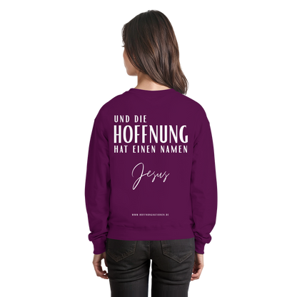 Die Hoffnung hat einen Namen - Jesus - Basic Sweatshirt
