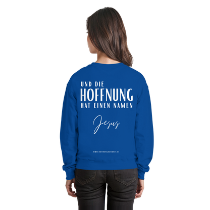 Die Hoffnung hat einen Namen - Jesus - Basic Sweatshirt