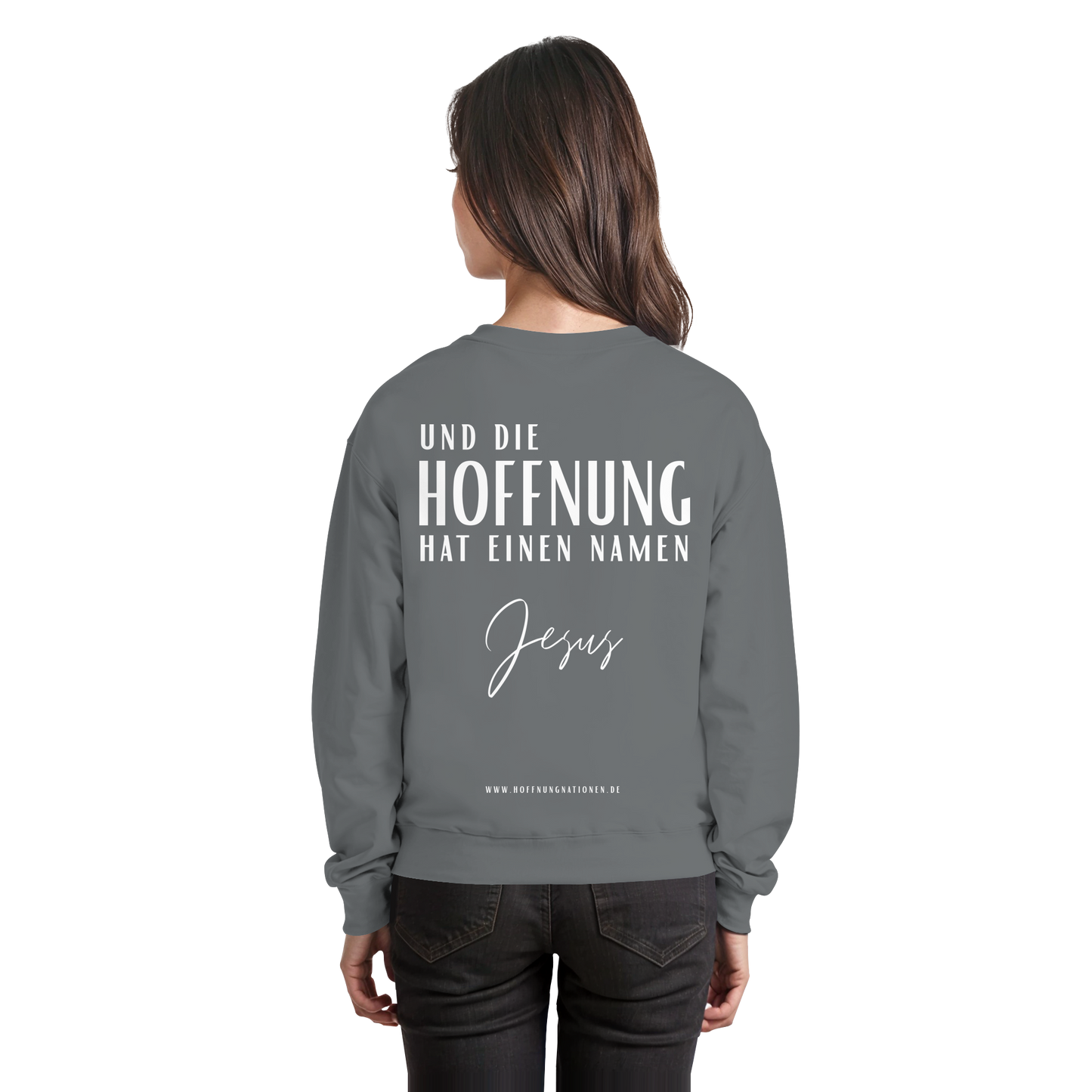 Die Hoffnung hat einen Namen - Jesus - Basic Sweatshirt