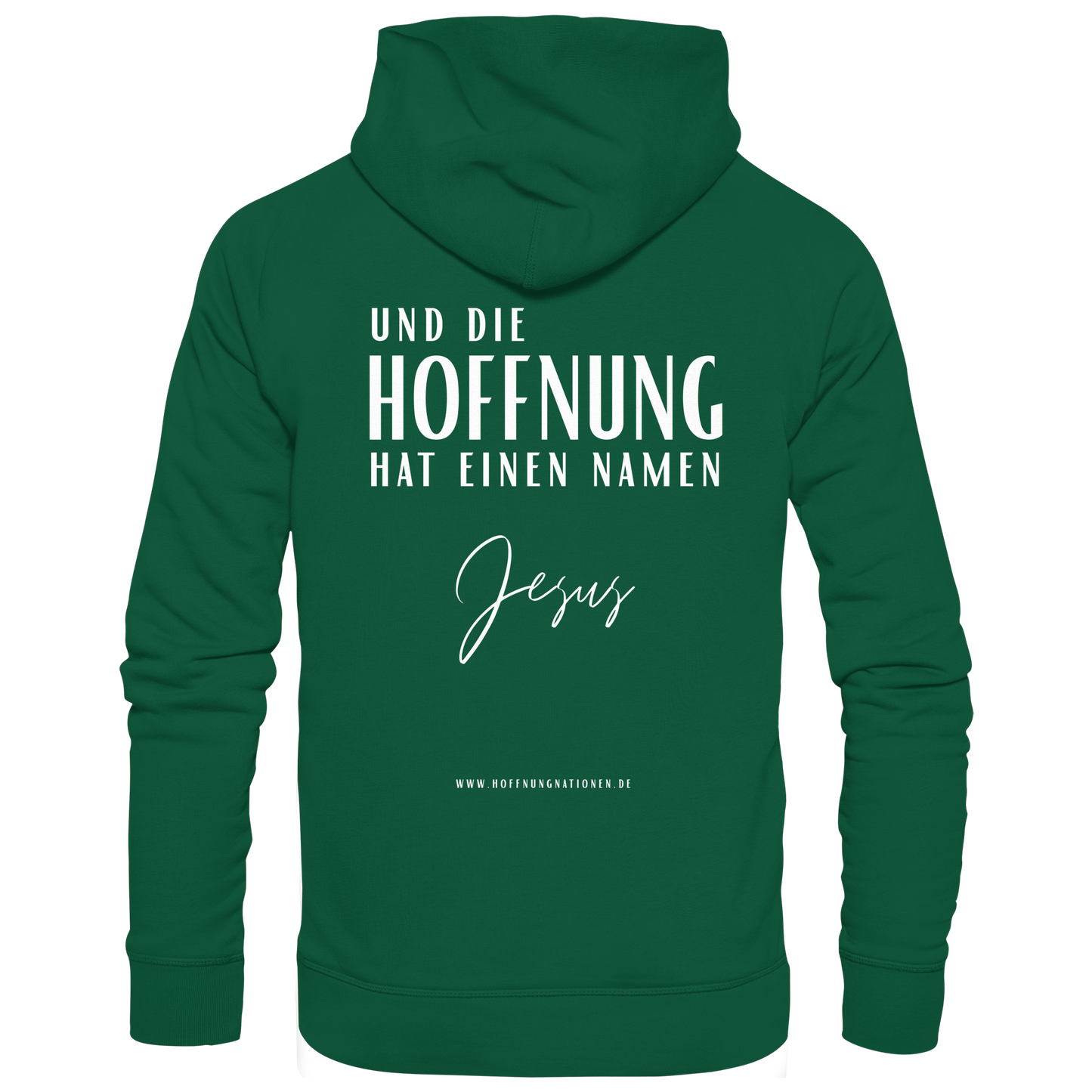 Die Hoffnung hat einen Namen - Jesus - Basic Unisex Hoodie