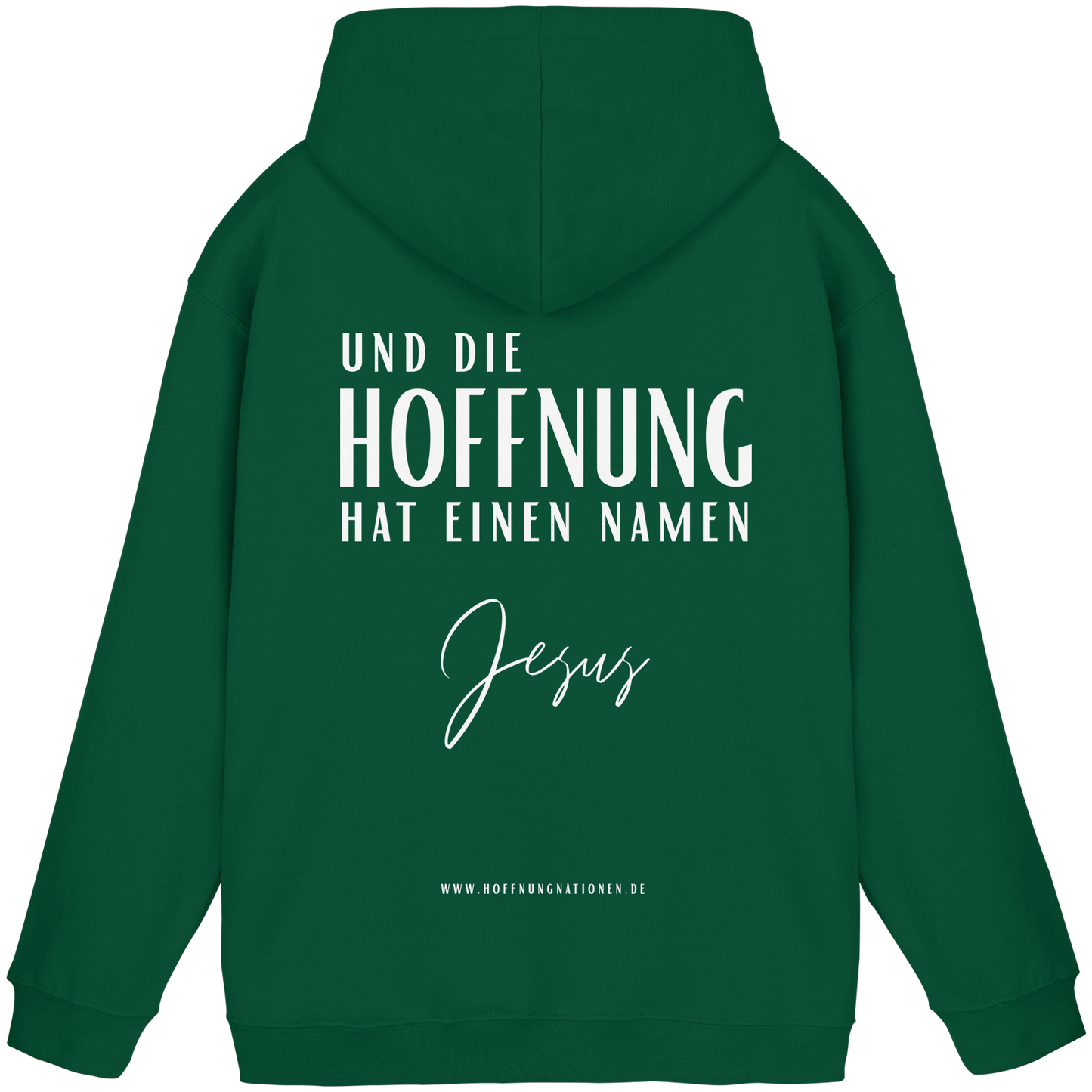 Die Hoffnung hat einen Namen - Jesus - Basic Unisex Hoodie