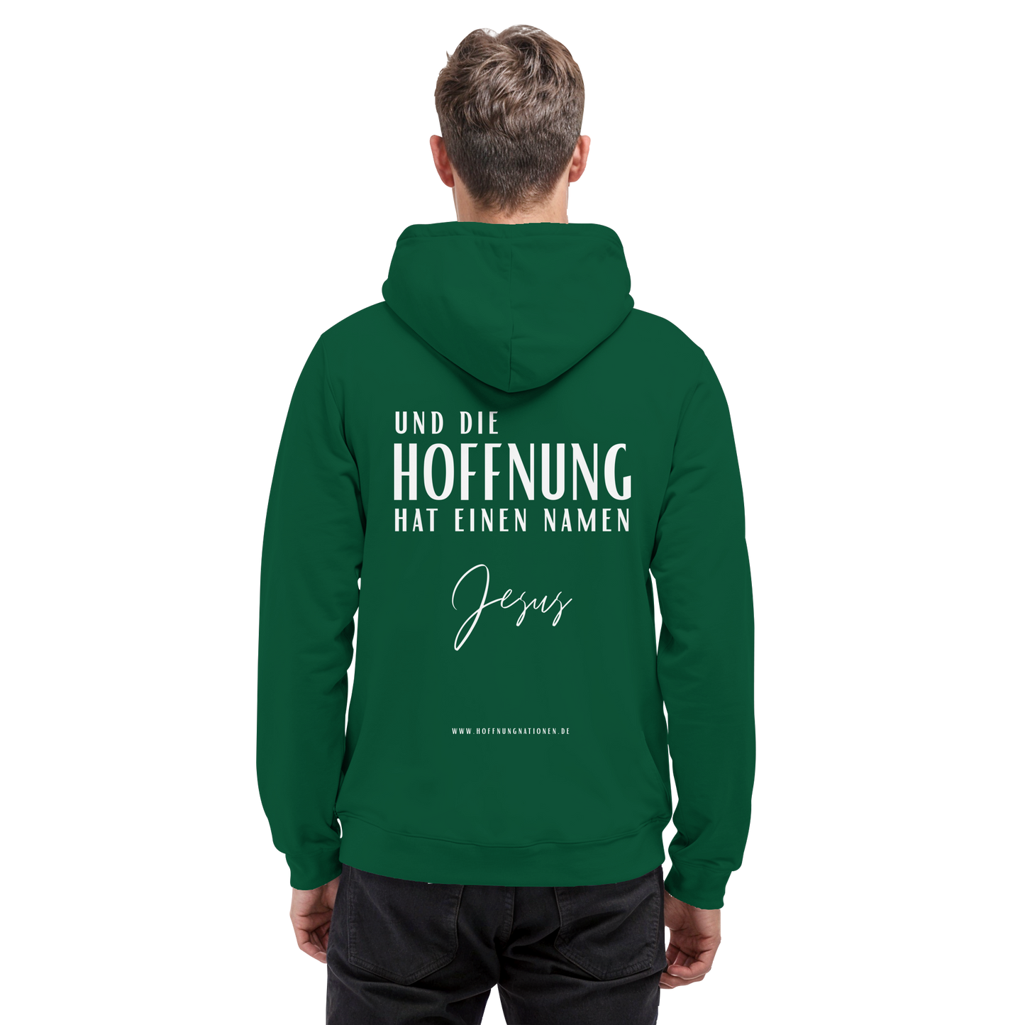 Die Hoffnung hat einen Namen - Jesus - Basic Unisex Hoodie