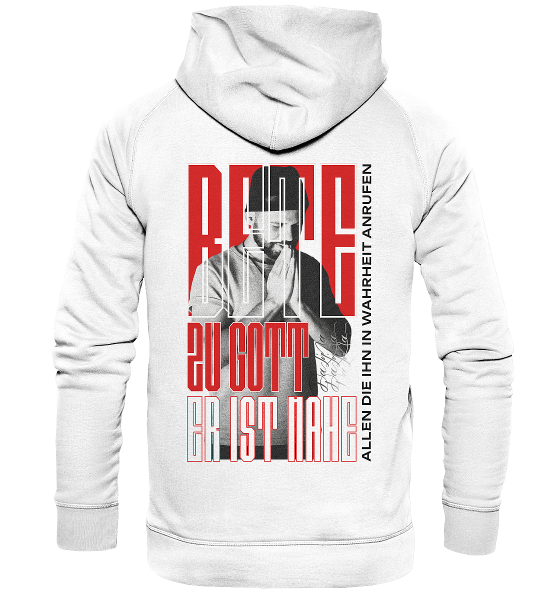 Bete zu Gott - Er ist nahe - Basic Hoodie