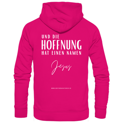 Die Hoffnung hat einen Namen - Jesus - Basic Unisex Hoodie