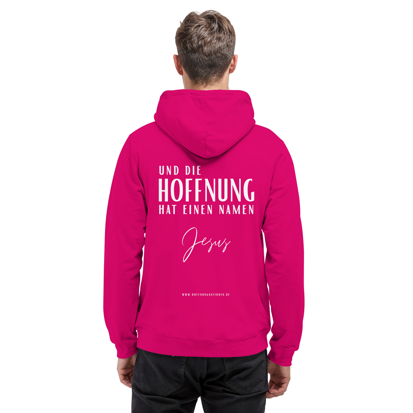 Die Hoffnung hat einen Namen - Jesus - Basic Unisex Hoodie
