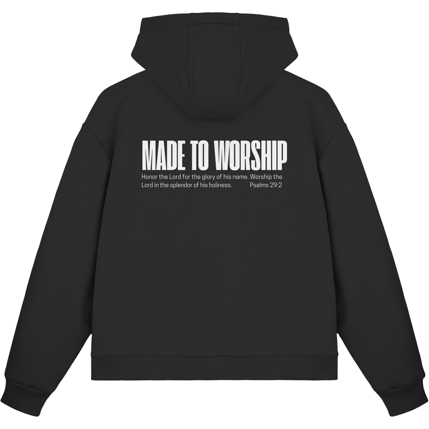 Made to Worship - Fluffy Boxcut Zipper