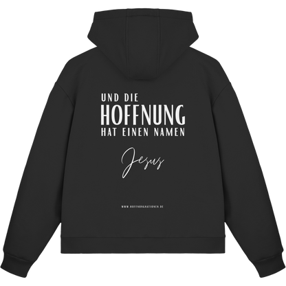 Die Hoffnung hat einen Namen - Jesus - Fluffy Boxcut Zipper