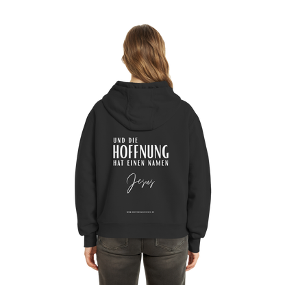 Die Hoffnung hat einen Namen - Jesus - Fluffy Boxcut Zipper