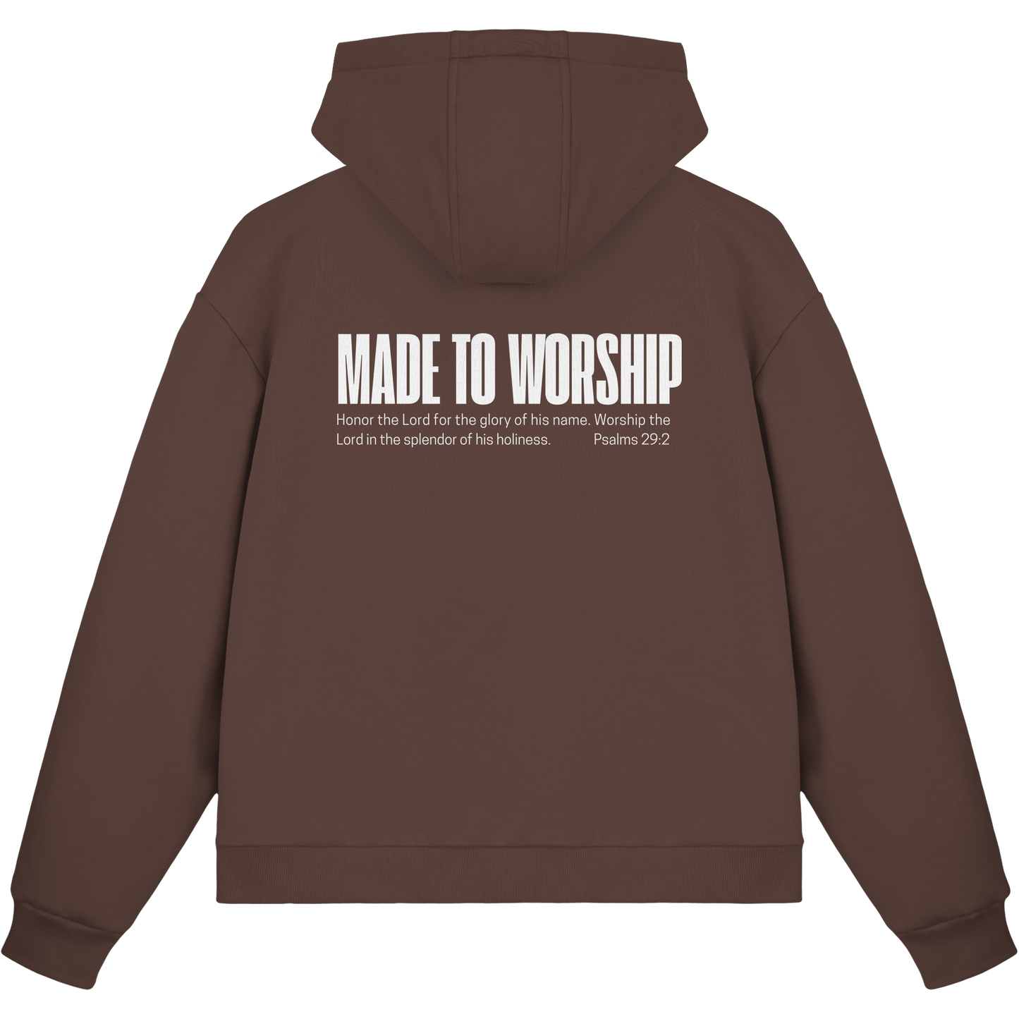 Made to Worship - Fluffy Boxcut Zipper