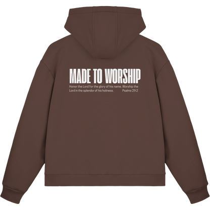 Made to Worship - Fluffy Boxcut Zipper