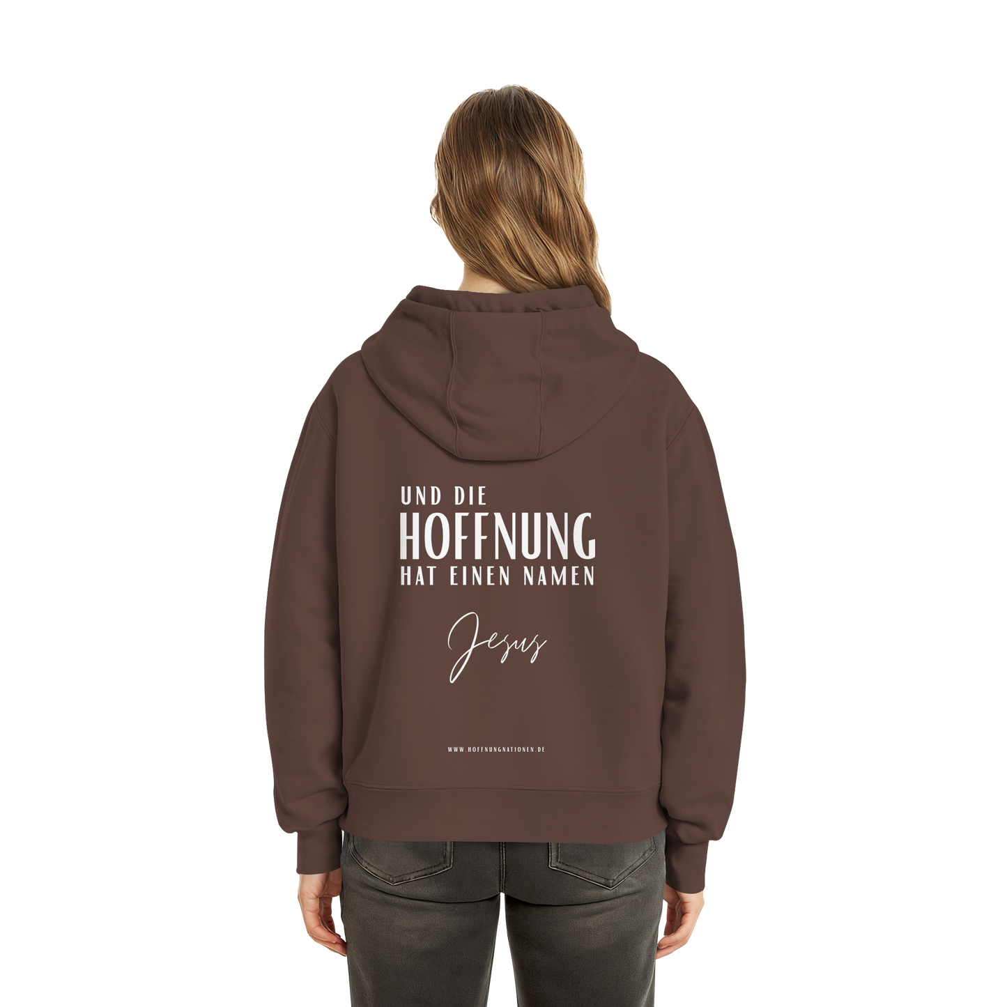 Die Hoffnung hat einen Namen - Jesus - Fluffy Boxcut Zipper