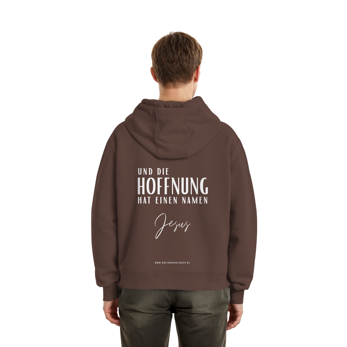 Die Hoffnung hat einen Namen - Jesus - Fluffy Boxcut Zipper