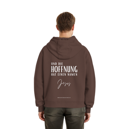 Die Hoffnung hat einen Namen - Jesus - Fluffy Boxcut Zipper