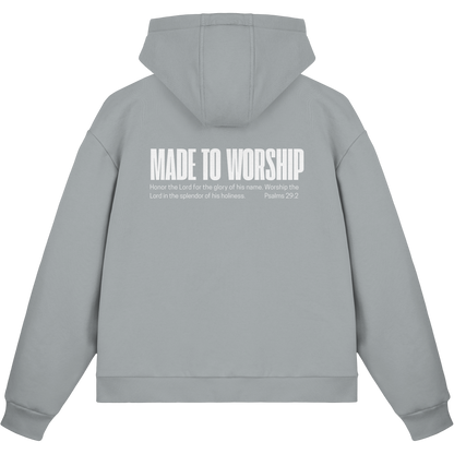 Made to Worship - Fluffy Boxcut Zipper