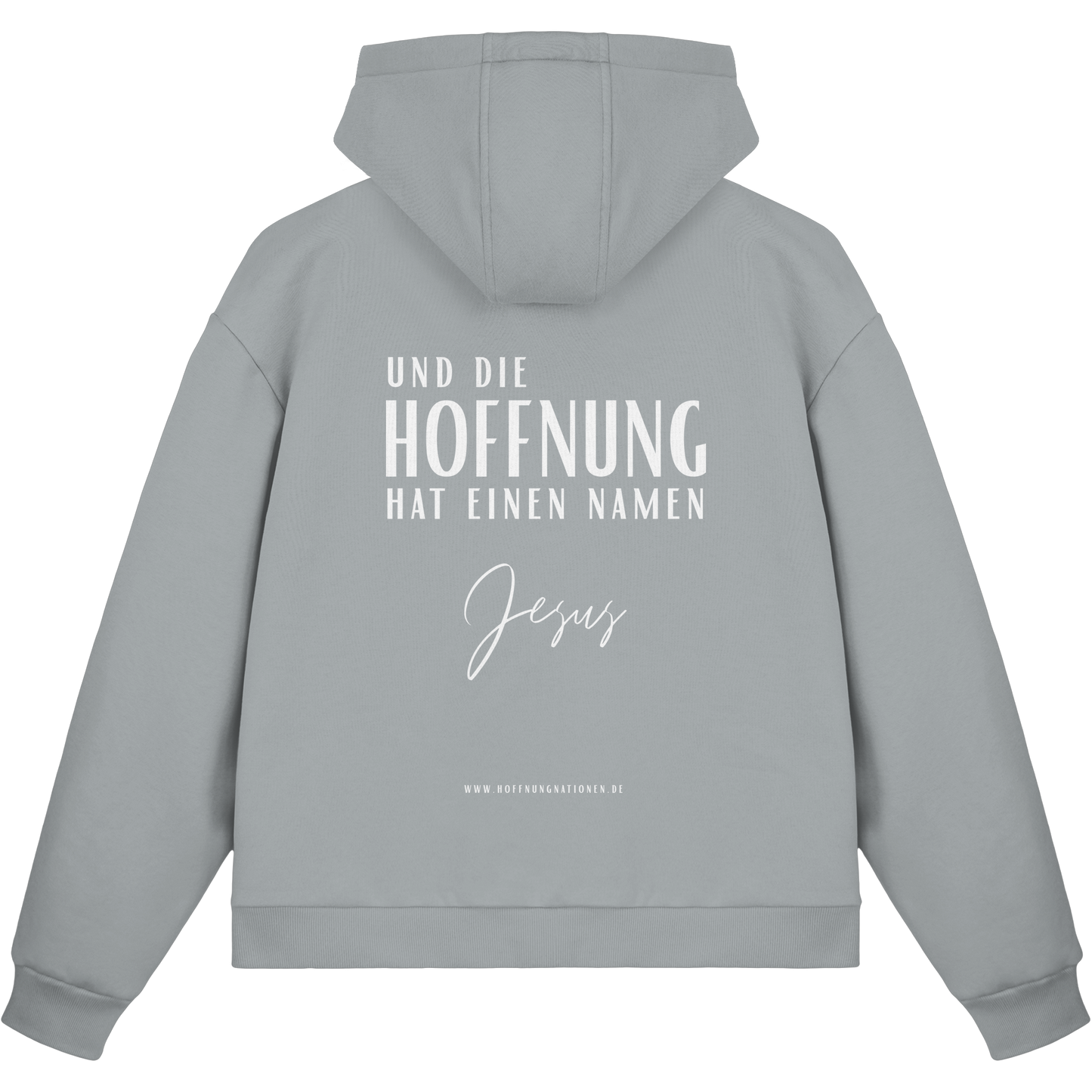 Die Hoffnung hat einen Namen - Jesus - Fluffy Boxcut Zipper