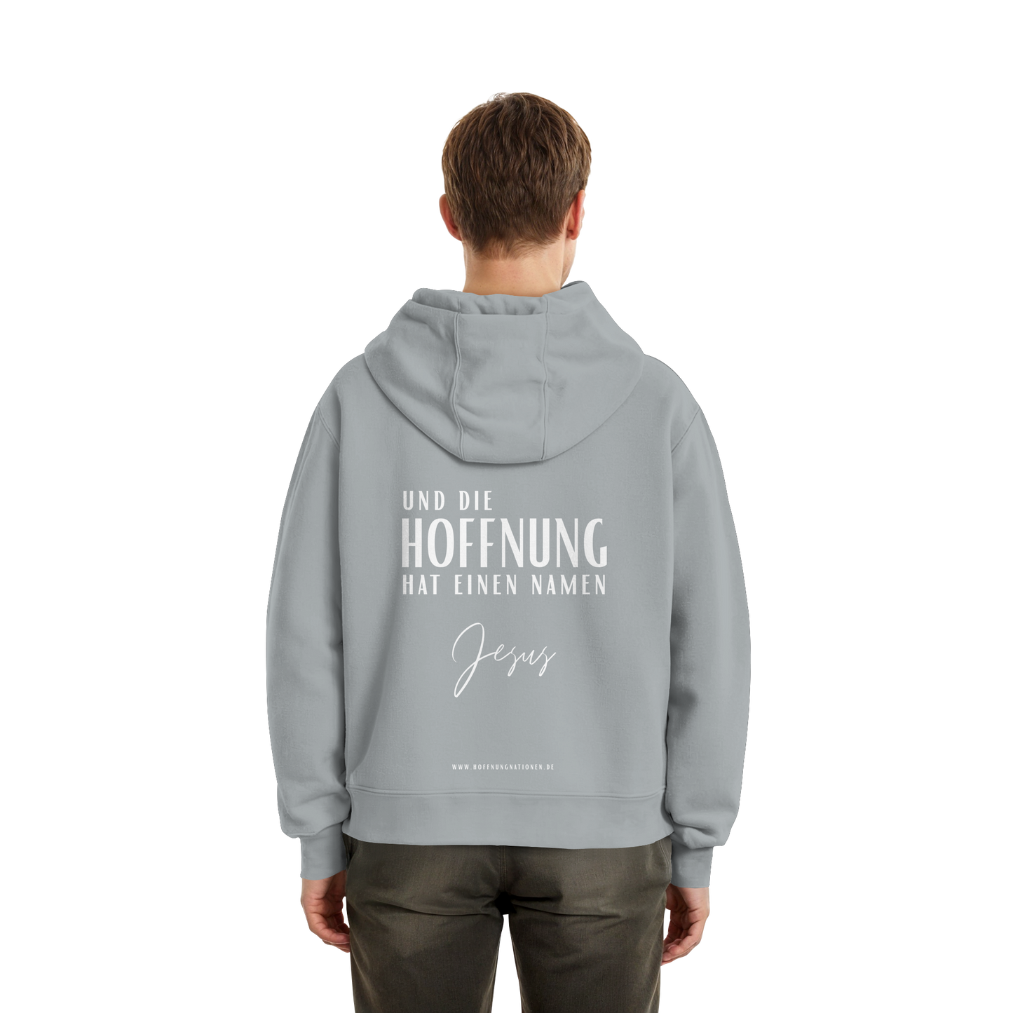 Die Hoffnung hat einen Namen - Jesus - Fluffy Boxcut Zipper