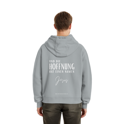 Die Hoffnung hat einen Namen - Jesus - Fluffy Boxcut Zipper