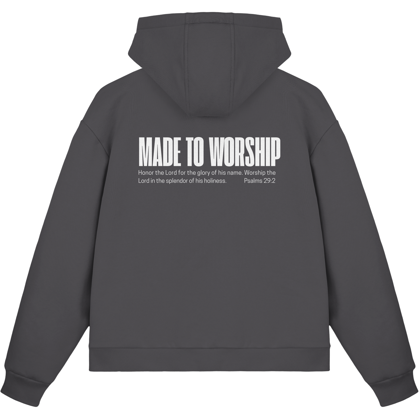 Made to Worship - Fluffy Boxcut Zipper