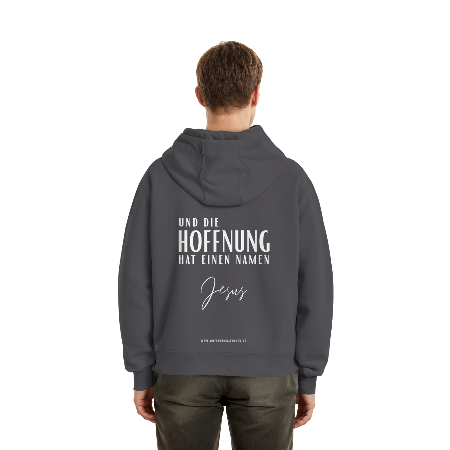 Die Hoffnung hat einen Namen - Jesus - Fluffy Boxcut Zipper