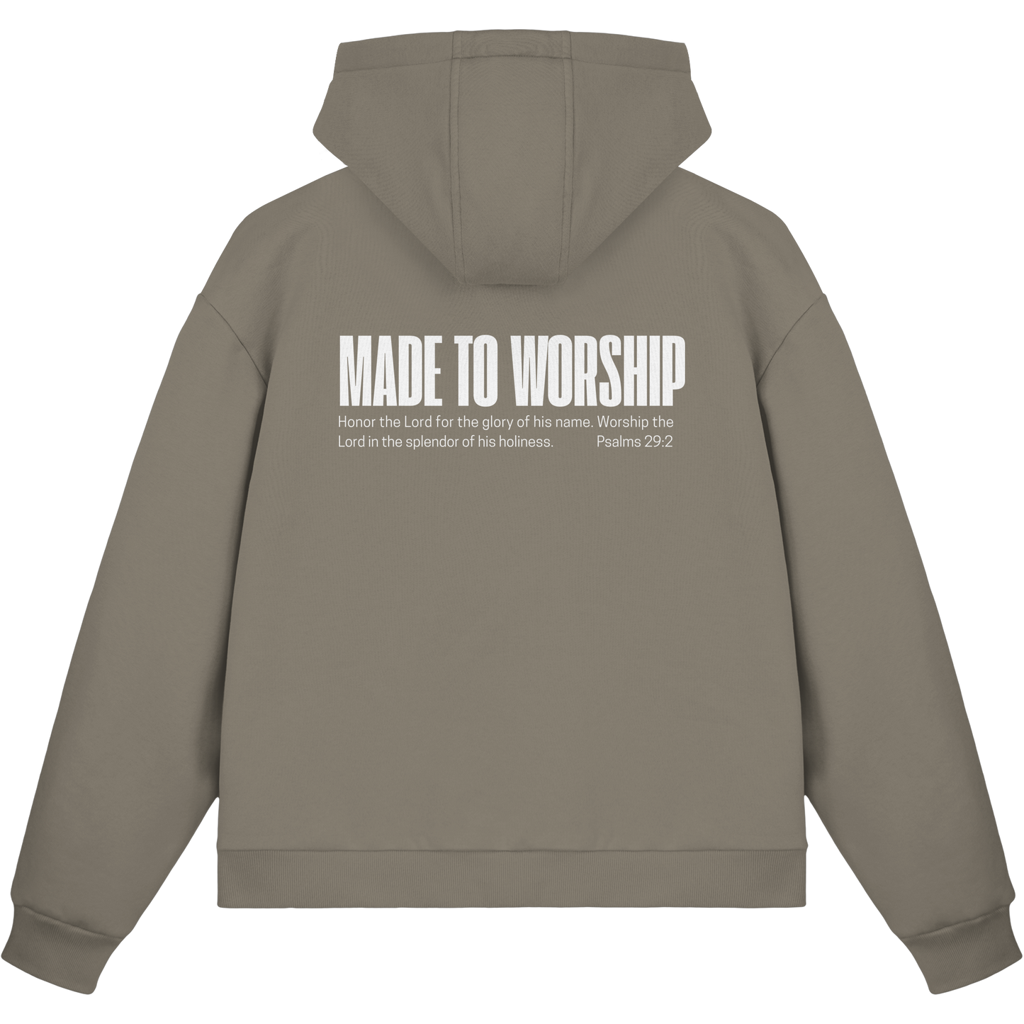 Made to Worship - Fluffy Boxcut Zipper