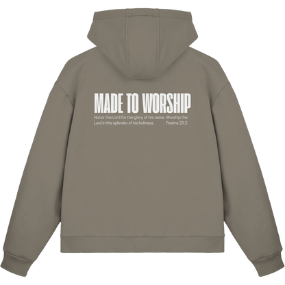 Made to Worship - Fluffy Boxcut Zipper