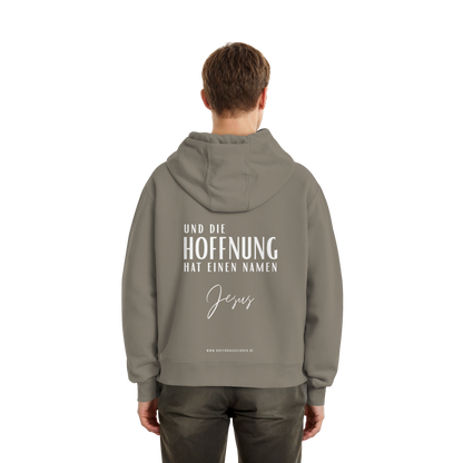 Die Hoffnung hat einen Namen - Jesus - Fluffy Boxcut Zipper