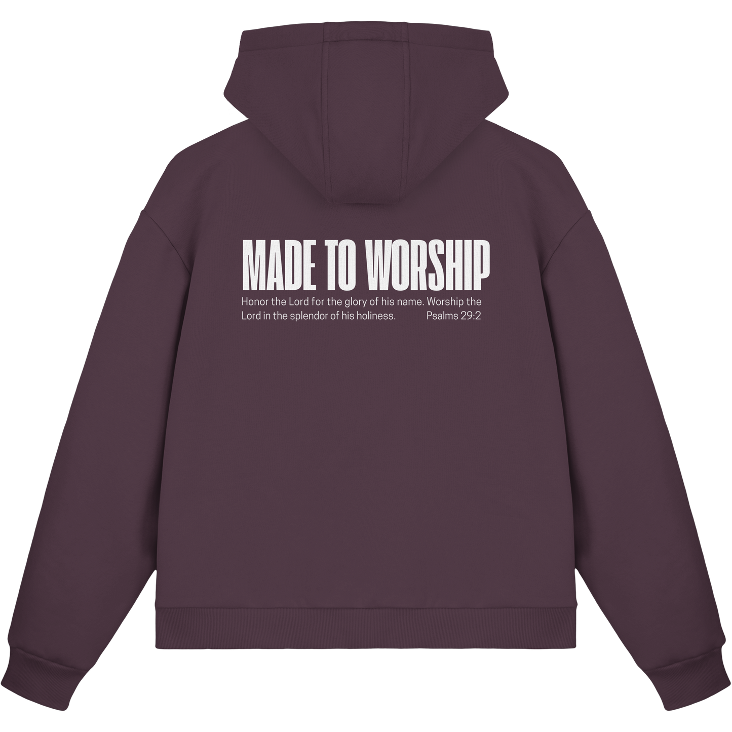 Made to Worship - Fluffy Boxcut Zipper