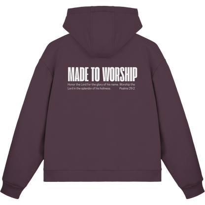Made to Worship - Fluffy Boxcut Zipper