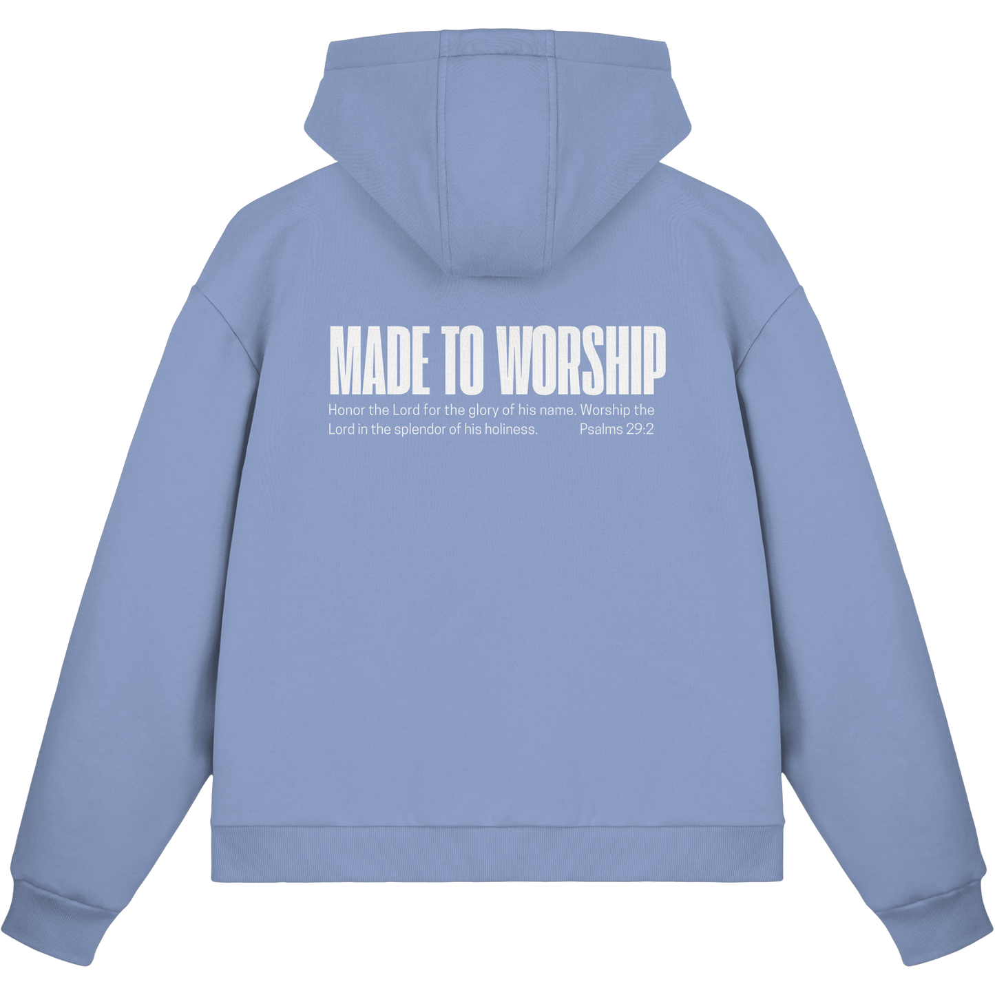 Made to Worship - Fluffy Boxcut Zipper