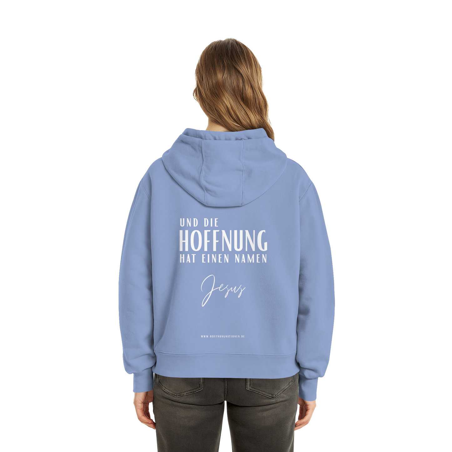 Die Hoffnung hat einen Namen - Jesus - Fluffy Boxcut Zipper