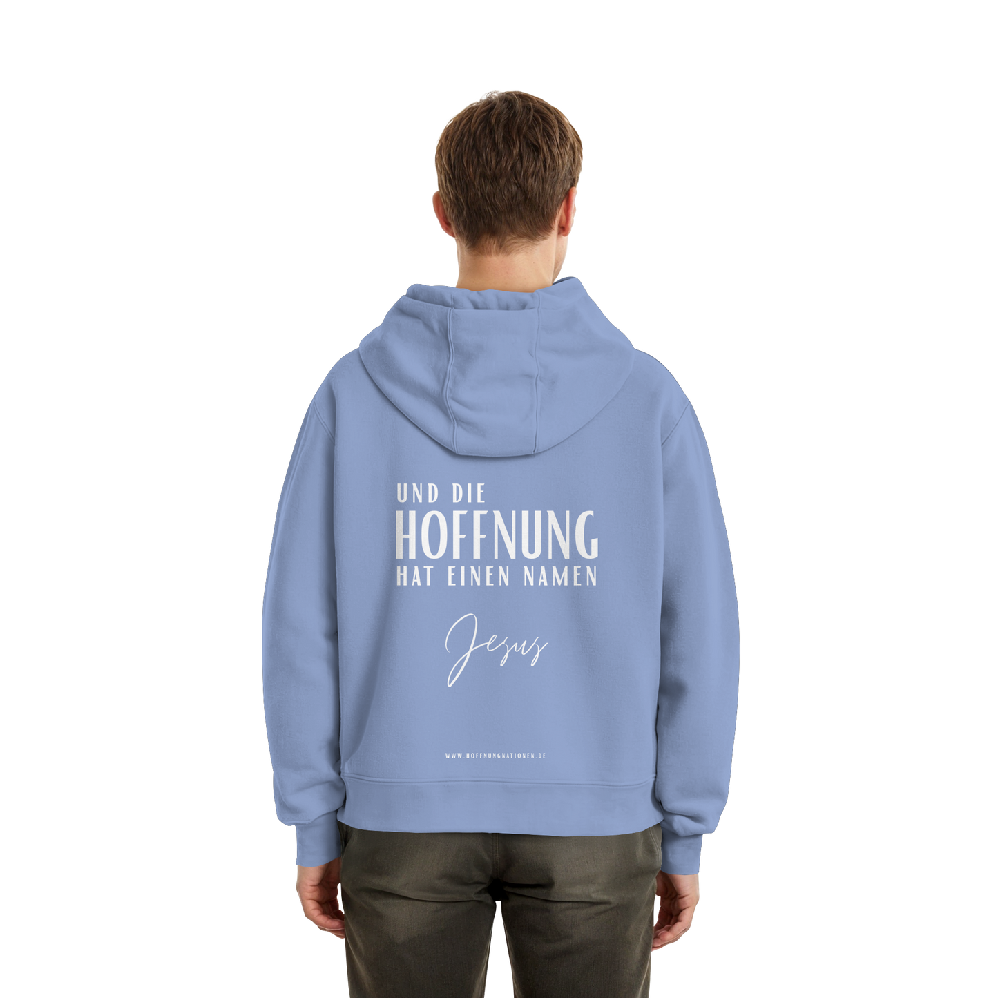 Die Hoffnung hat einen Namen - Jesus - Fluffy Boxcut Zipper