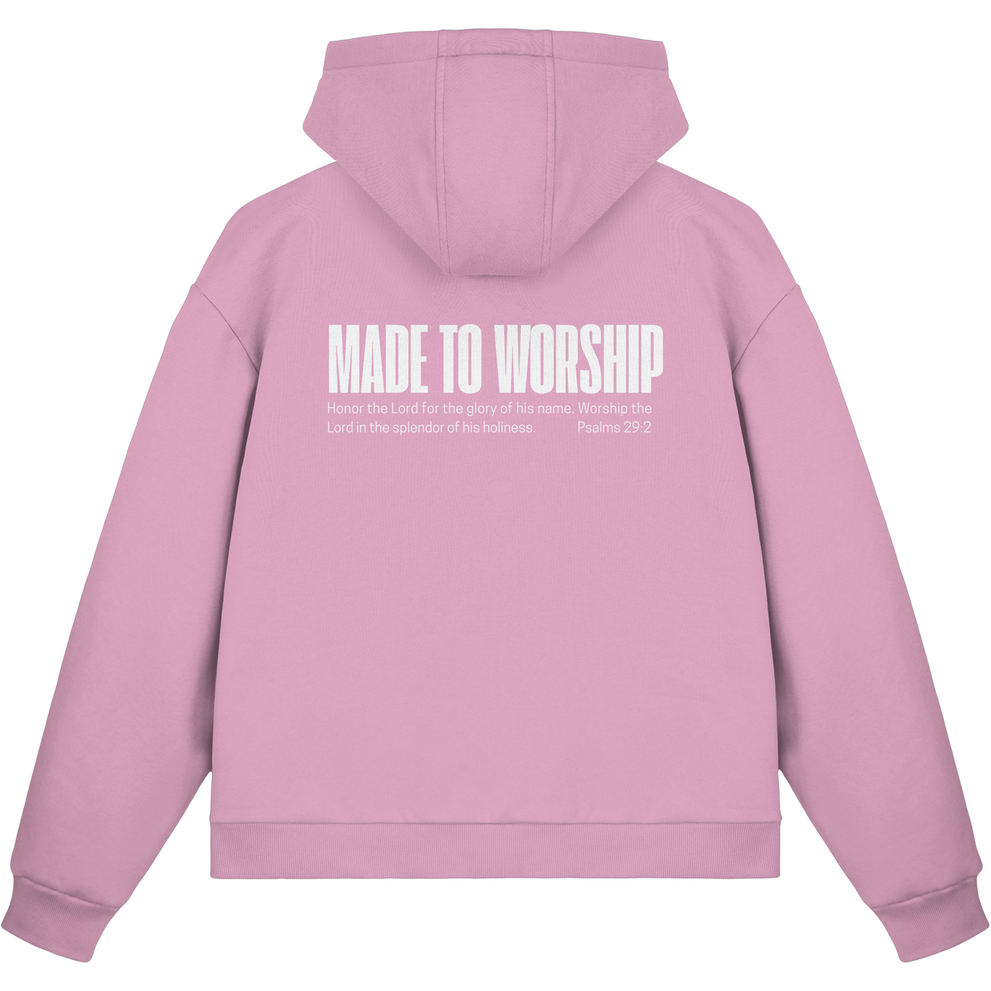 Made to Worship - Fluffy Boxcut Zipper