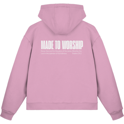 Made to Worship - Fluffy Boxcut Zipper