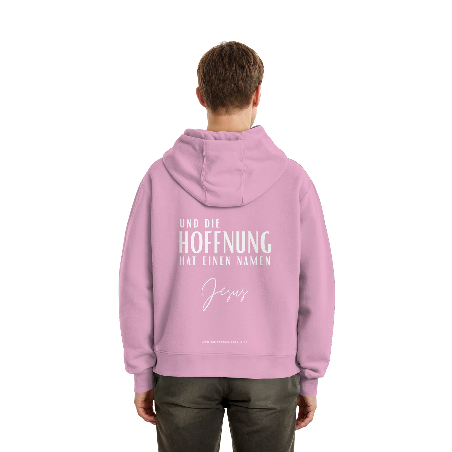 Die Hoffnung hat einen Namen - Jesus - Fluffy Boxcut Zipper
