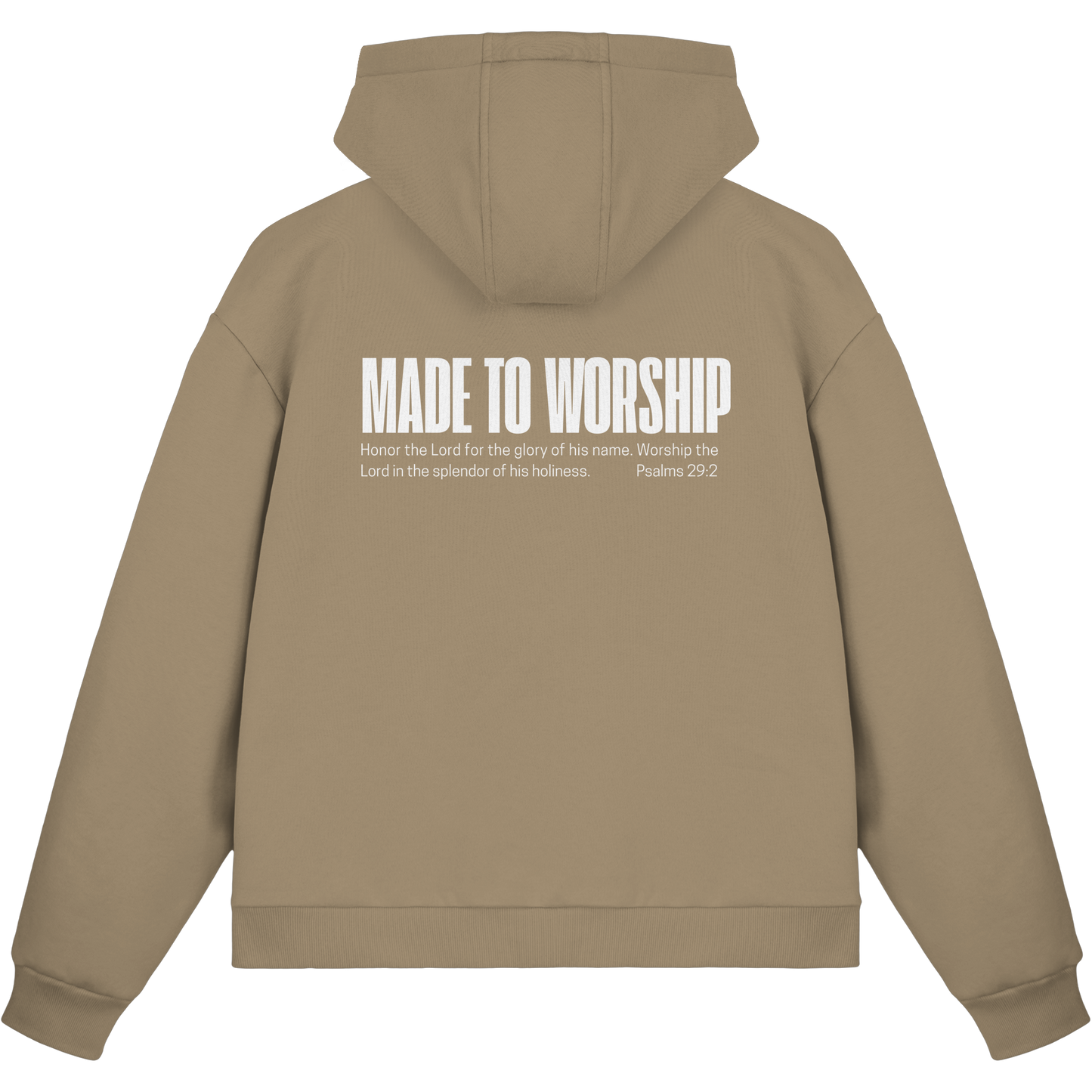 Made to Worship - Fluffy Boxcut Zipper