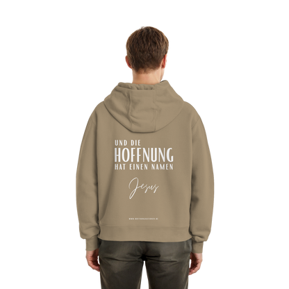 Die Hoffnung hat einen Namen - Jesus - Fluffy Boxcut Zipper