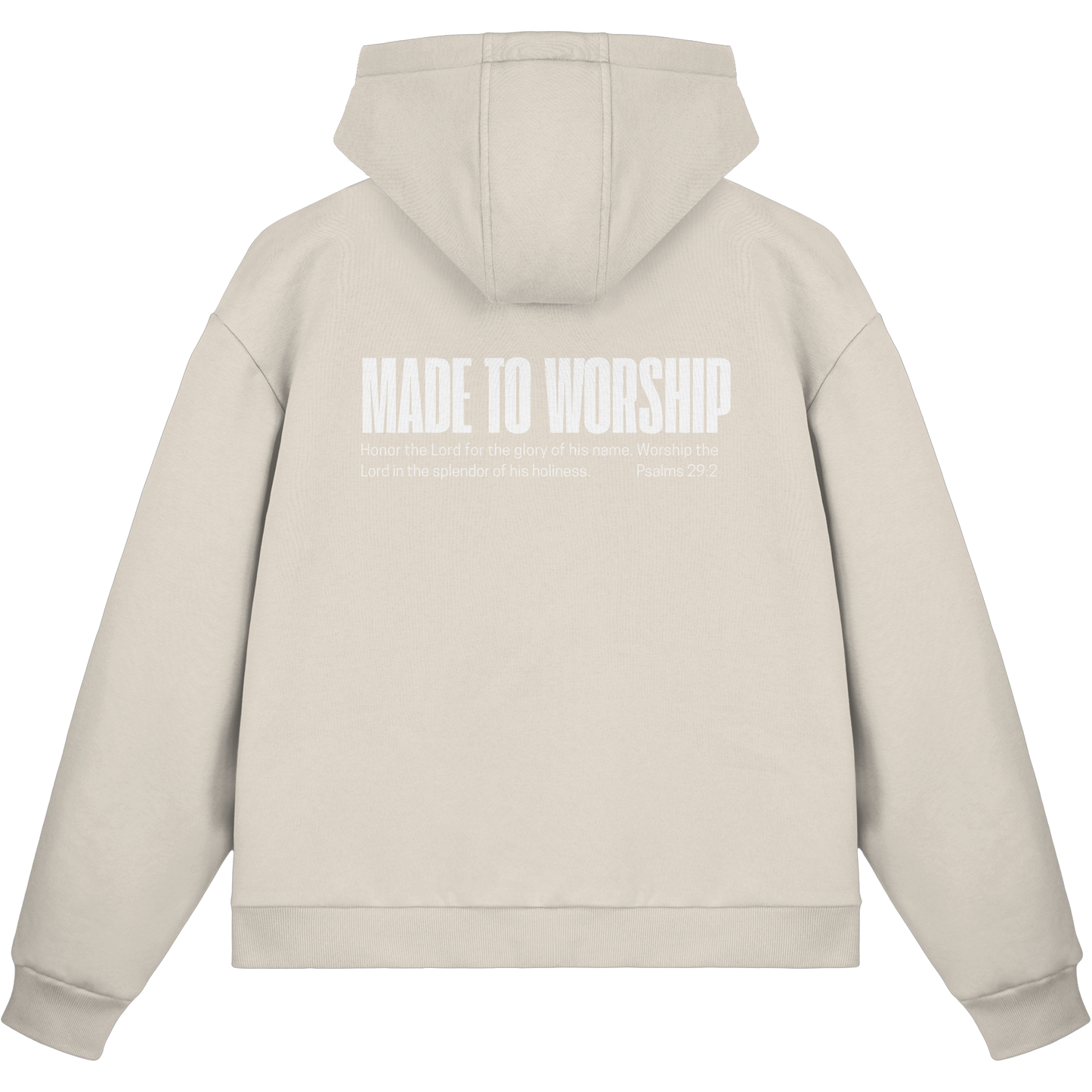 Made to Worship - Fluffy Boxcut Zipper